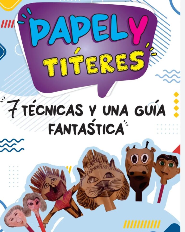 Portada del libro Papel y Títeres de Lucila Chica Sánchez - Guía de creación en Amazon